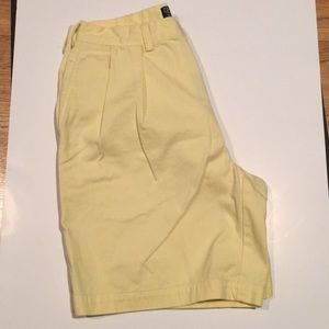 Ralph Lauren pale canary yellow short 34